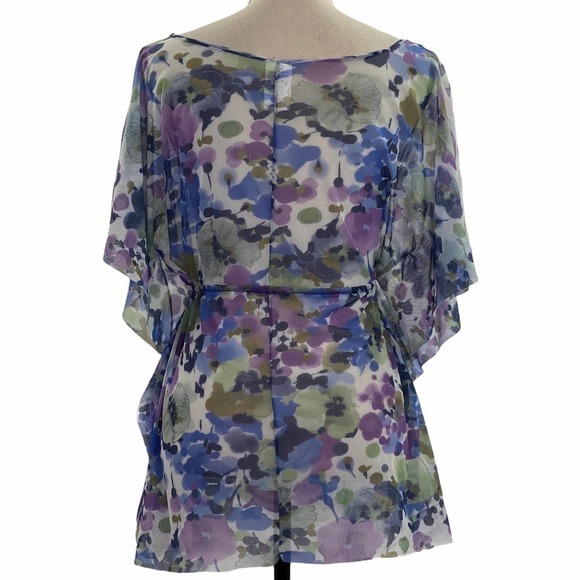 SWEET Pea Motherhood Maternity Floral Blouse Large - Picture 3 of 11
